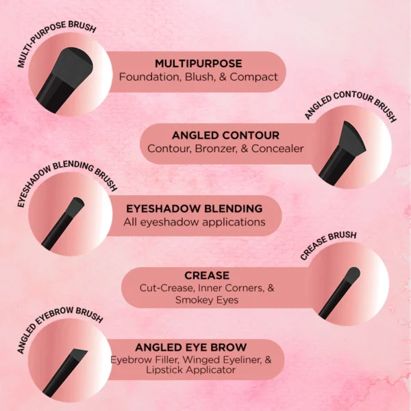 Skinn FX Vegan Brushes - 5 units - Image 4