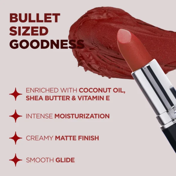 Comfort Matte Bullet Lipstick - 4.2g - Cherry Pop - Image 4